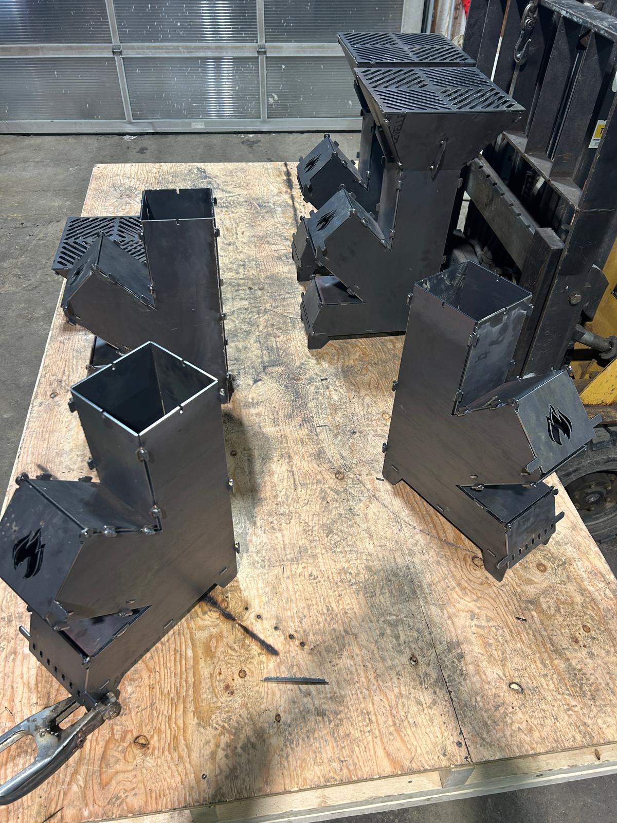 Five Rocket Stove